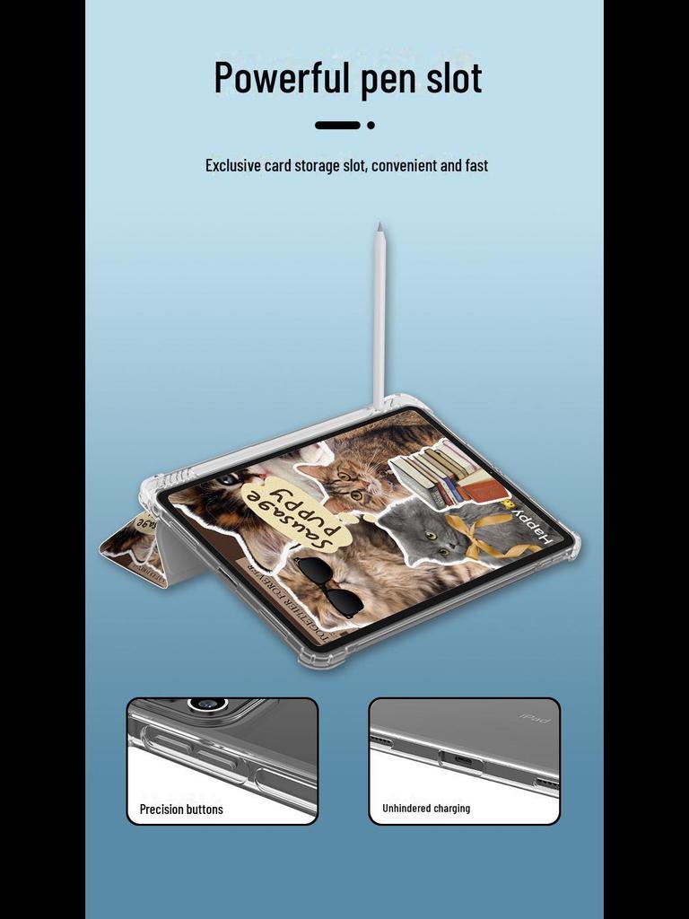 Cute Dog Tablet Protective Case for Apple iPad Pro 10.2, Mini 6, Air 5/4, 11" 10th Gen - Suitable for Various iPad Models.