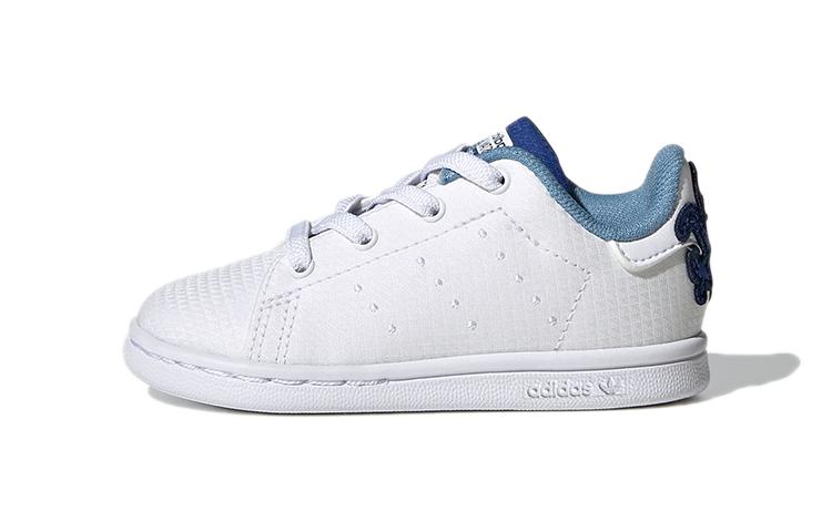 adidas Оригинальные низкие кеды для скейтборда Primeblue, устойчивые к истиранию, белые, для младенцев и малышей FX6005