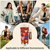 Colorful Heart Pattern Stainless Steel Insulated Coffee Tumbler Double Walled Vacuum Thermal Cup Reusable Drinkware for Travel Office School Gift