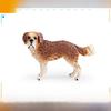 Pvc Animal Model Saint Bernard Toy Dog Collectible Decor For Kids And Collectors