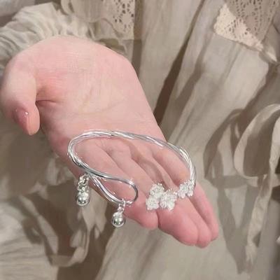 Цветок сливы колокольчик китайский стиль национальный стиль десять миль цветов браслет сладкий и умный глянцевый открытый браслет супер сказочные украшения подарок