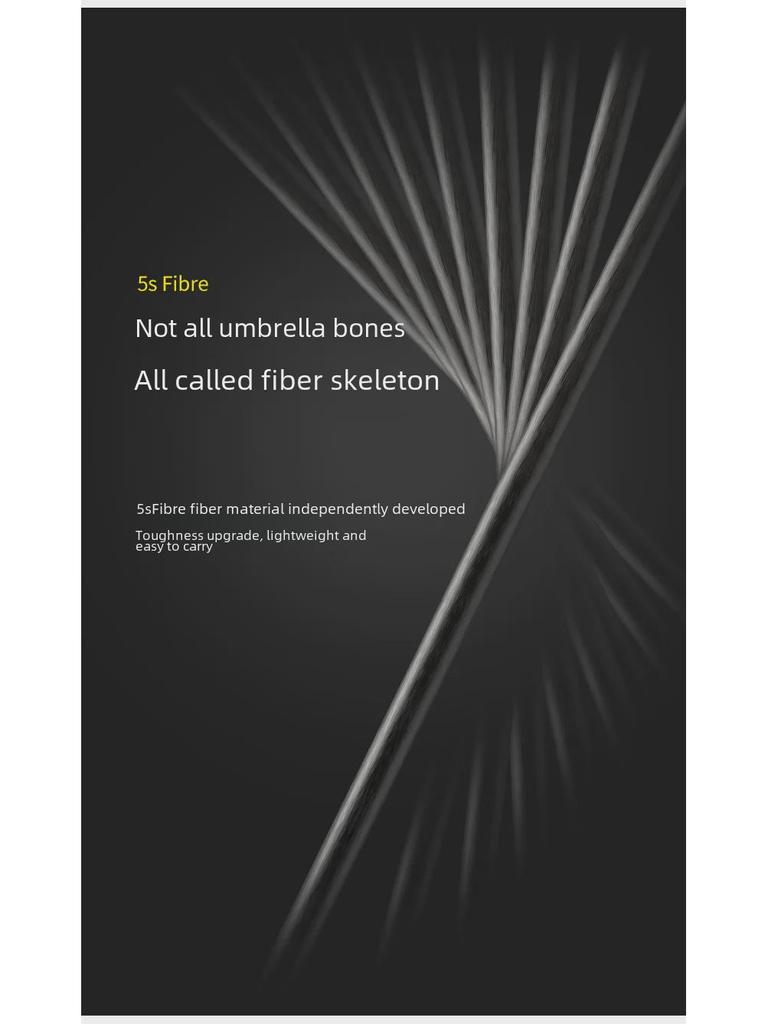 24-Bone Long Handle Umbrella: Large, Double-Reinforced Automatic Business Umbrella