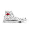 All Star High 'Poke Ball' (Unisex) White / Black / University Red Canvas Shoes A01651C