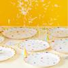 Рождественская тематическая вечеринка украшения детские бумажные салфетки тарелки чашки золотая фольга одноразовая посуда свадьба день рождения вечеринка декоративные