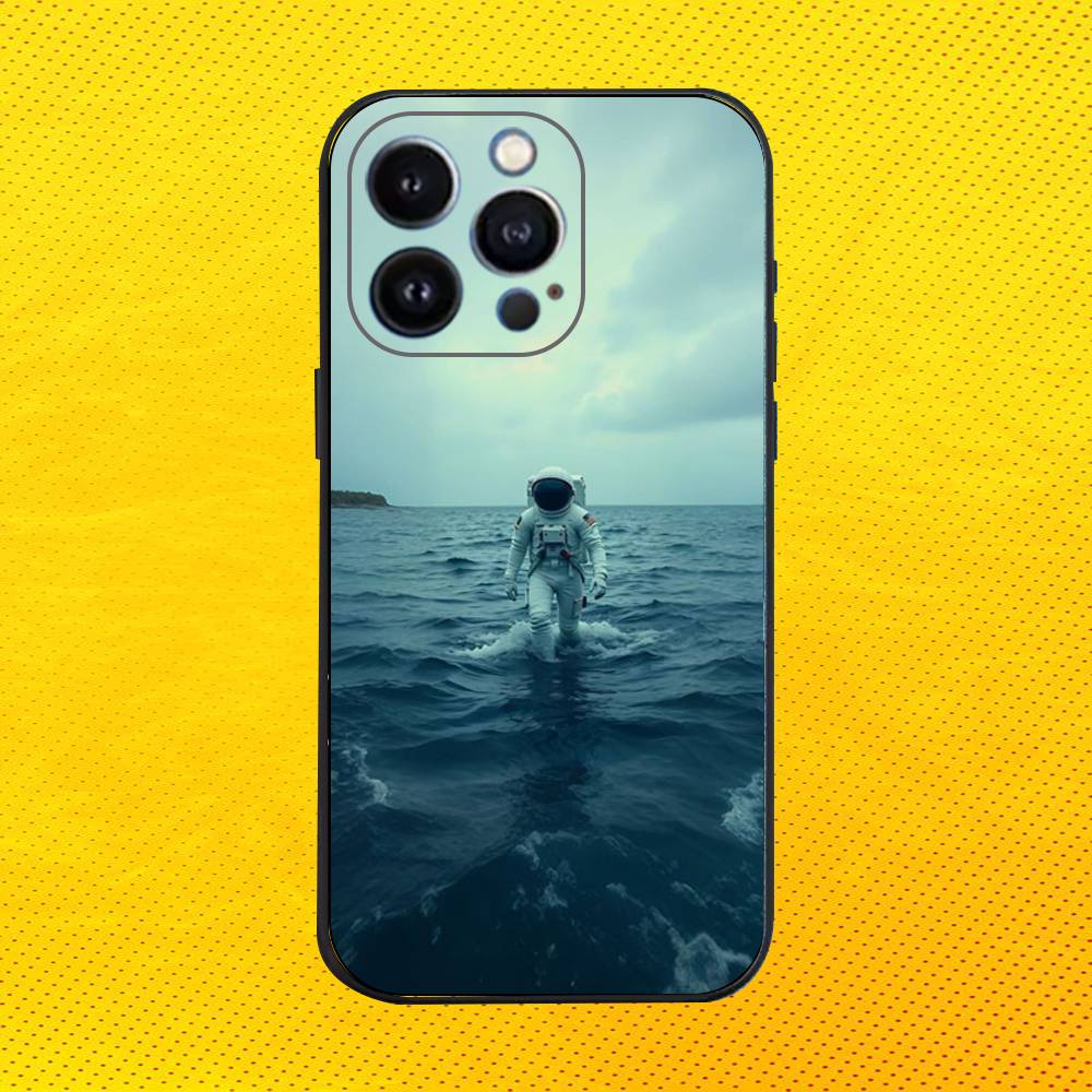 Interstellar Phone Case For iPhone 16e,16,15,14,13,12,11,Pro,X,XS,Max,XR,Plus,Mini Soft Black Cover