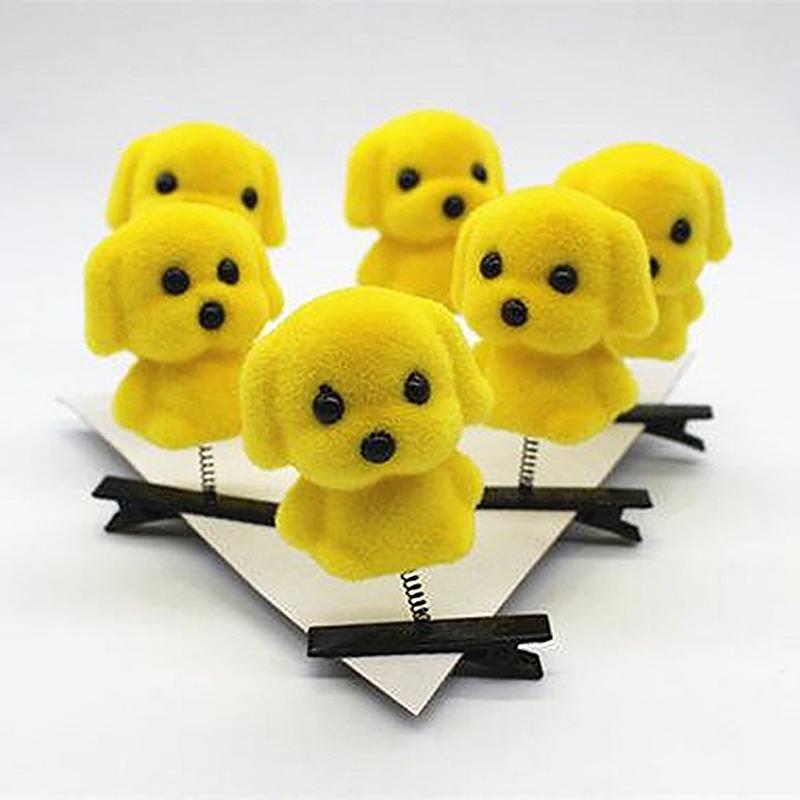 Милая заколка для волос в виде утки, сердца, мельницы, звезды, цыпленка, собаки, кролика, картонная коробка, милая заколка