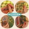 Tonecheer Book Nook Kit 3D Puzzle 3D DIY Miniature Dollhouse Kit Деревянная книжная полка Украшение ручной работы Набор Популярный подарок на день рождения для начинающих и