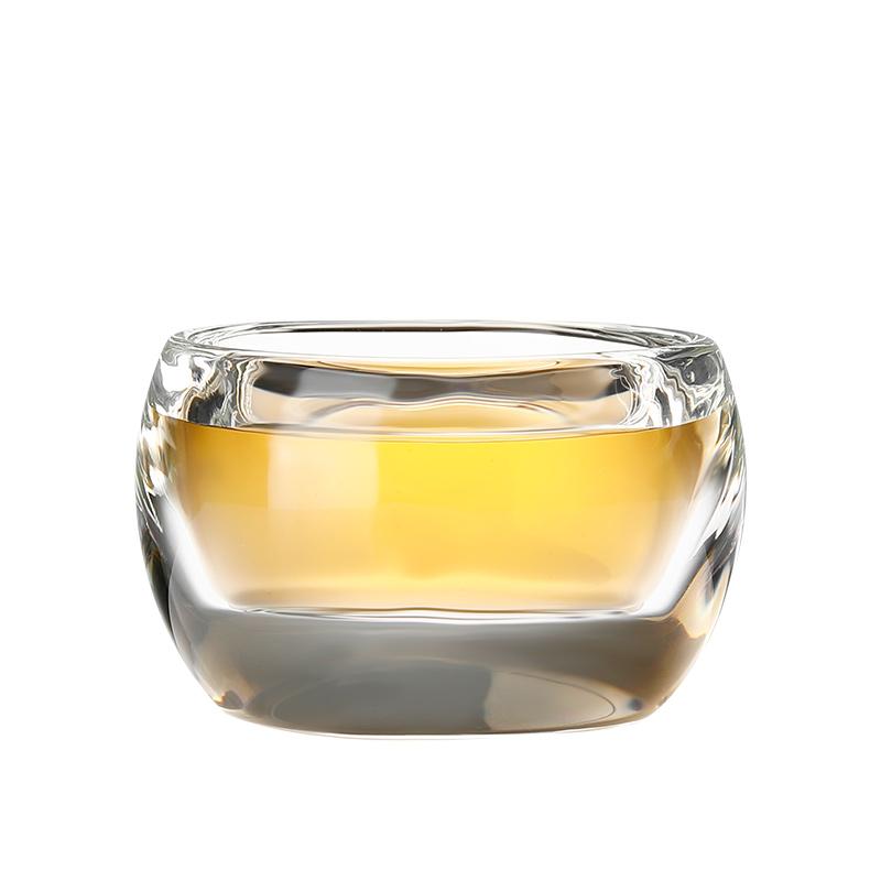 Набор из 2 шт. Посуда Хрустальное стекло 80 мл Мастер-чашка Диспенсер для воды Кавайная Утолщенная Чайная чашка Дом Кофейная посуда Чайная посуда Кофейные чашки
