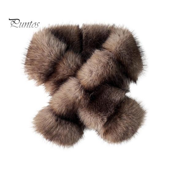 Winter Neck Warmer for Women Faux Mink Wrap Scarf Women, Double-Sided Plush Warmer, Warm Gaiter Autumn Thick Fur Collar, Luxury Soft Thickened