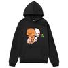 Cute Bubu and Dudu Hoodie Panda Bear Graphic Sweatshirt with Hooded Kawaii Women Clothes Men Long Sleeve Casual Cute Korean Tops