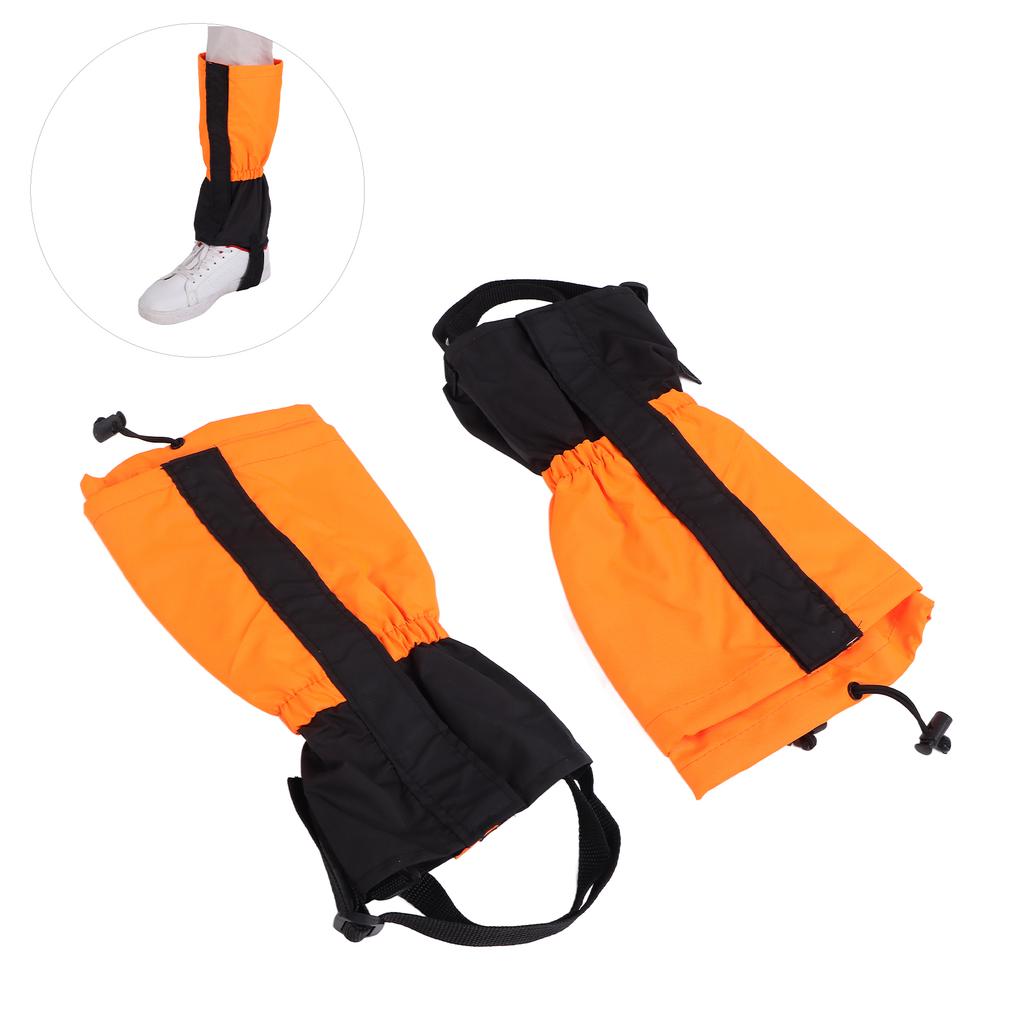 Children's Leg Covers   Waterproof Windproof Sand Prevention Children's Outdoor Leg Covers(Orange )