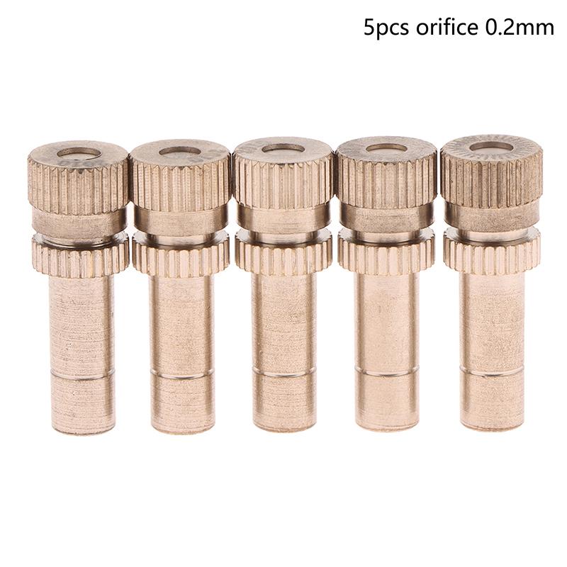 5 шт. 6 мм быстроразъемный распылитель тумана, распыляющая насадка для туманообразования, садовый дождеватель для полива водой, для системы охлаждения туманом