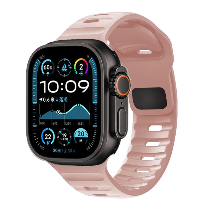 Ремешок Для Apple Watch Браслет 44мм 49мм 45мм 46 42мм 40мм 41мм спортивный Силиконовый браслет correa iwatch Серия 7 6 3 se 8 9 10 ultra 2