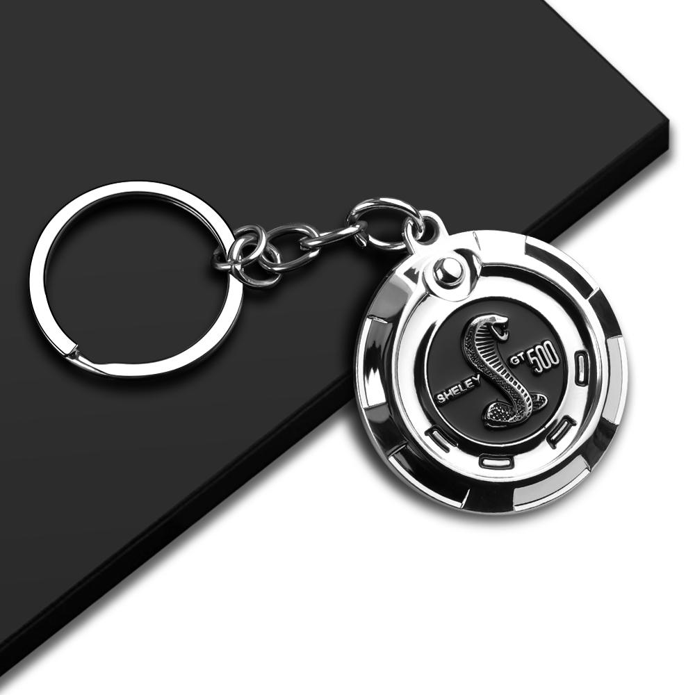 NOBP7 3D Metal Alloy Car Keychain Badge Logo Auto Decor Accessory For Ford Fiesta Focus 2 Mondeo mk4 Mustang Ranger Kuga S-MAX Transit