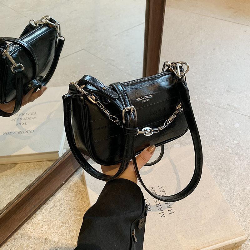 Высококачественная новая женская сумка Популярная Популярная Популярная Универсальная сумка через плечо на одно плечо подмышкой Маленькая квадратная сумка