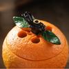 3D Orange Shape Incense Burner Creative Design Desktop Ornament New Ash Catcher  Home Decor