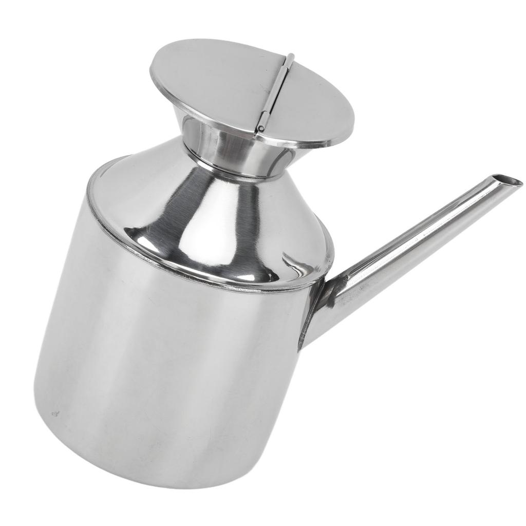 Stainless Steel Oil Can Multipurpose Oil Container Oil Dispenser Bottle for Soy Sauce Vinegar Cooking Wine