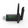 Беспроводной сетевой USB-адаптер 5G Gigabit для компьютеров и ноутбуков без драйверов