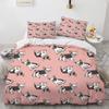 French Bulldog Bedding Set Children Boys Girls Duvet Cover Cartoon Puppy 3pcs Single Double Twin Full King Size Duvet Cover Set