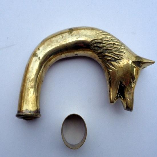 Трость с ручкой в винтажном стиле, дизайнерская головка