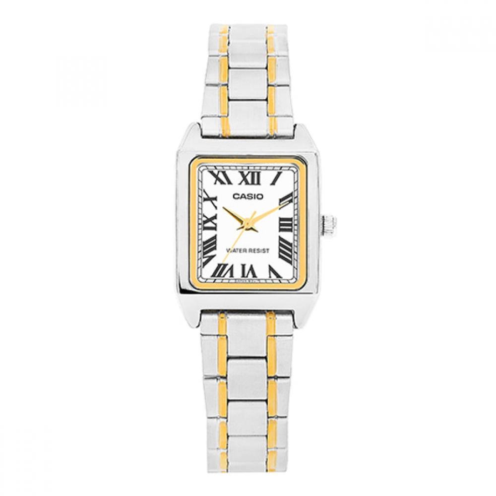 Casio Ltp V007Sg 9budf Ltp V007Sg 9b Аналоговые квадратные студенческие женские металлические часы