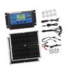 Solar Panel Kit 50W Solar Panel 60A Solar Charge Controller Set with 2 USB Output for RV Camping