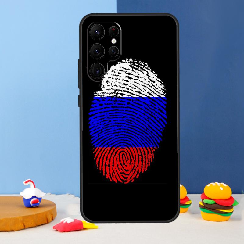 Russian Flag Phone Case For Samsung Galaxy S25 Ultra S9 S10 S20 S21 S22 Plus S23 FE S24 Ultra Cover Coque