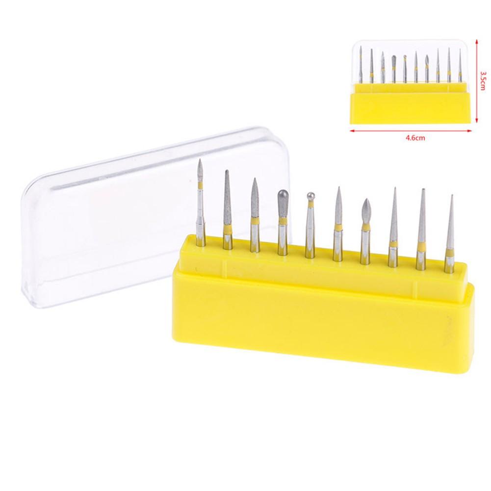 10Pcs of Dental Bur High Speed FG-105 Ceramic / Polishing Drill