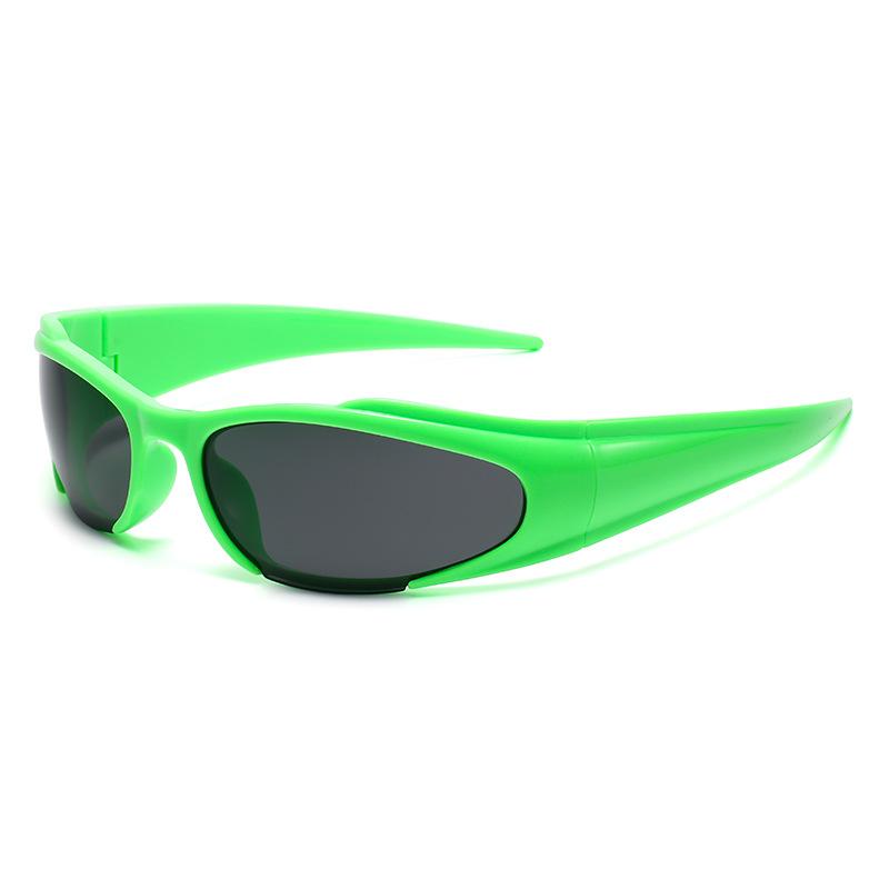 558 Персонализированные изогнутые узкие вогнутые солнцезащитные очки 4 Очки для езды на велосипеде на открытом воздухе Солнцезащитные очки Y2K