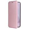 For Samsung Galaxy S25 Edge Case Carbon Fiber Texture Drop-Proof PU Leather Phone Cover