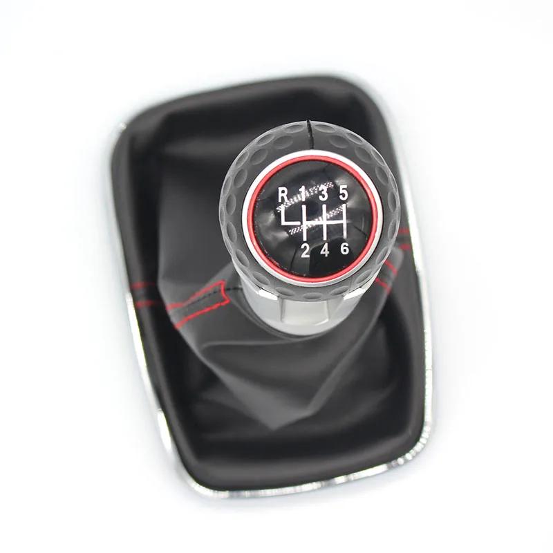 12 мм для Volkswagen VW Golf 4 IV MK4 GTI R32 Bora Jetta 5 / 6 Speed Black Frame Gear Shift Knob Gear Gear Gaiter Cover 1999-2004