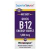 Quick B-12 Energy Burst, 1,000Mcg, Instant Dissolve Microlingual 100 Tablets