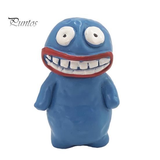 Exaggerated Expression Figurine Cute Ugly Mud Figure Desktop Decoration, Funny Resin Cartoon Hand-painted Statue, Hand-Painted Tabletop Sculpture for