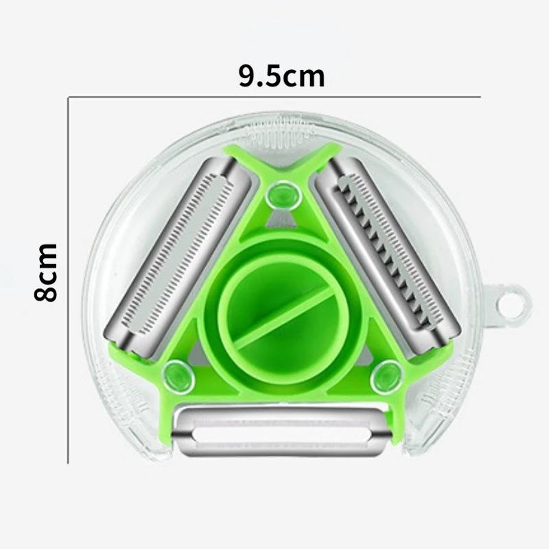 3 в 1 многофункциональный вращающийся нож для чистки фруктов фруктовый нож терка бытовая картофелечистка артефакт кухонный инструмент