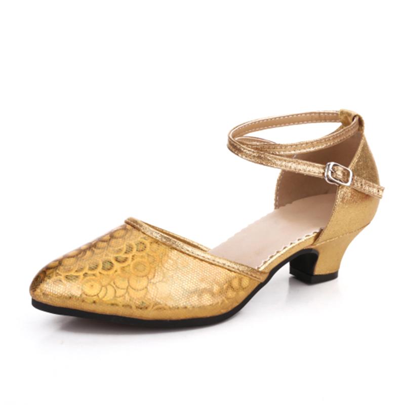 Модная женская обувь для латинских танцев с закрытым носком, танго, вальс, мамбо, румба, самба, мягкая подошва