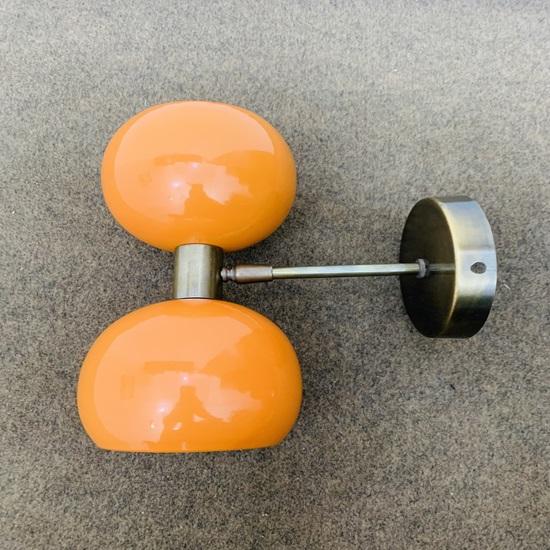 Настенное бра Diabolo из металла и латуни, латунный настенный светильник в стиле Stilnovo, светильники для туалетного столика, освещение для спальни