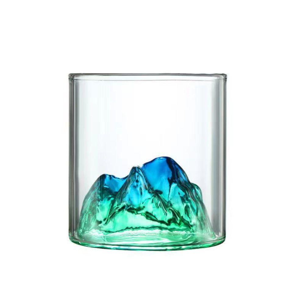 Transparent Retro Mountain Glass Creative Drinking Glasses New Small Glass Coffee Cup