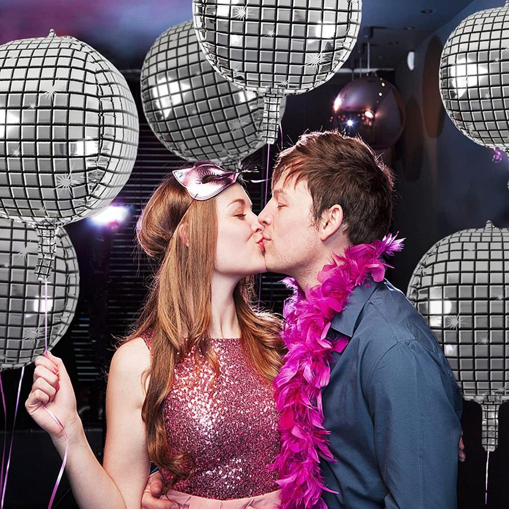 6 упаковок больших шаров для диско-бальных залов для украшения и принадлежностей для вечеринки по случаю дня рождения в стиле диско в 1970-х годах