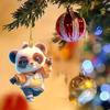 Панда Рождественское украшение 2D Акриловая Мультяшная Панда Подвесное украшение на Рождественскую елку Милые Аксессуары для интерьера автомобиля для зеркала заднего вида автомобиля Рождество