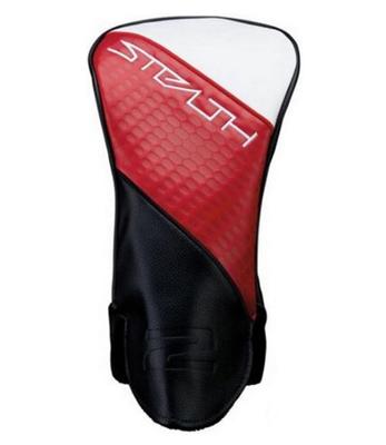 Чехол для головы водителя TaylorMade Golf Stealth 2, черный/красный/белый