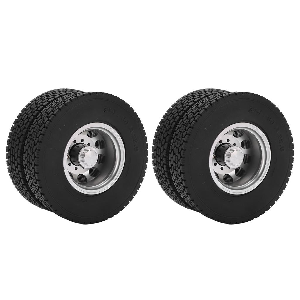 2pcs RC Rear Tires Strong Cushioning Performance Remote Control Car Accessories for 114 Trailer