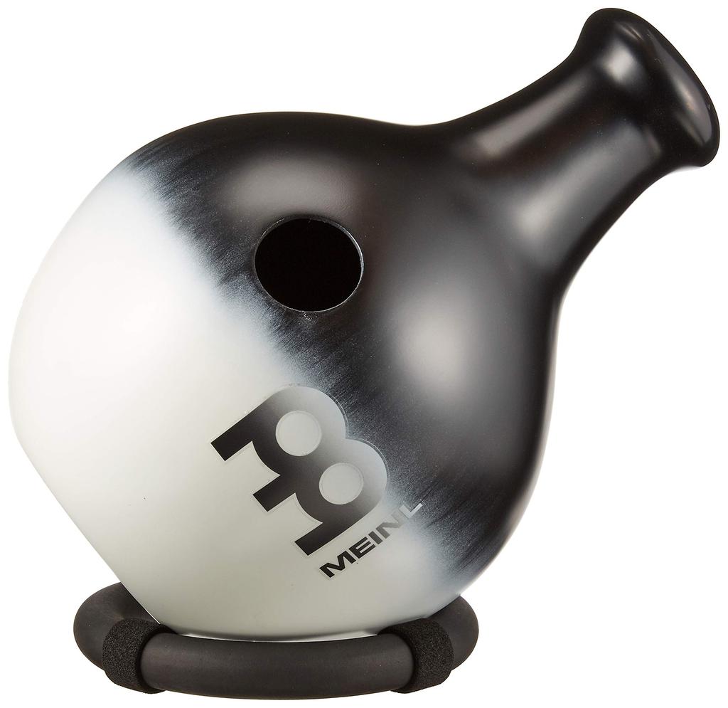 MEINL Percussion Fiberglass Liquid Ibo Drum Large ID9BK/WH []