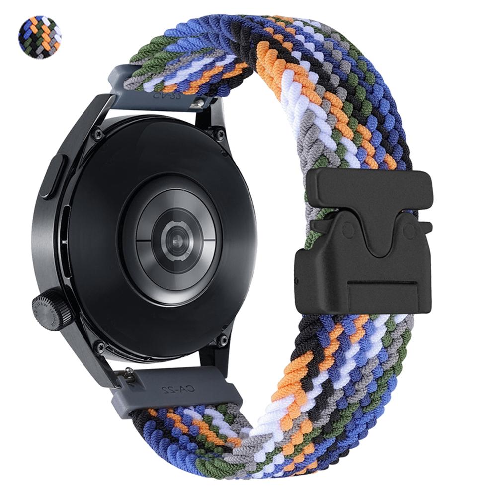 Для Huami AMAZFIT BALANCE 2/Active 2 Плетеная нейлоновая ремешок для часов Для AMAZFIT BIP 6 5 GTR/GTS 2e 2 3 4 Эластичный браслет 20/22 мм Ремешок