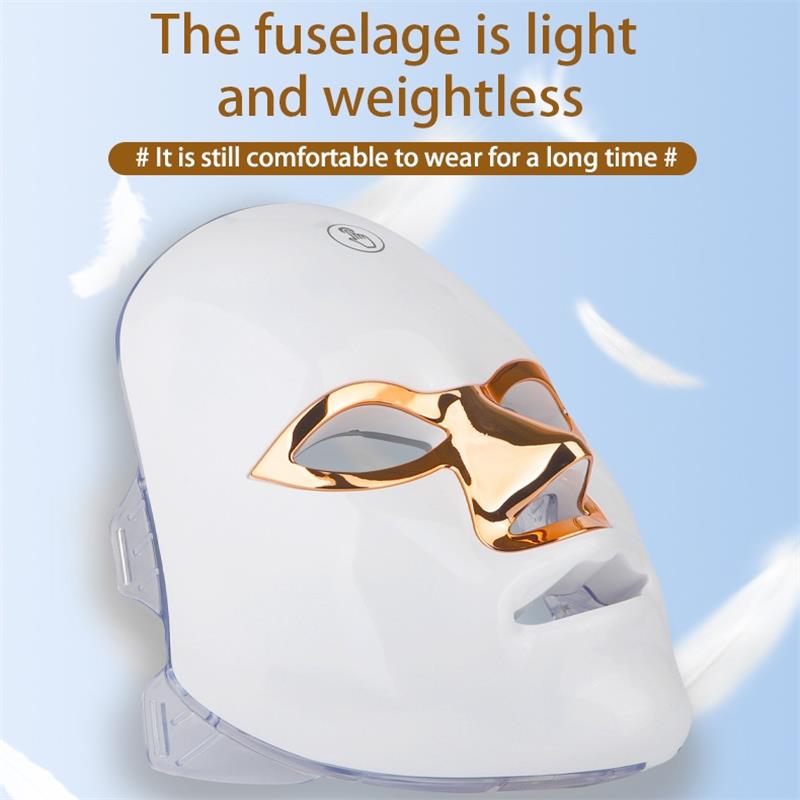 7-фотонные маски для отбеливания и омоложения кожи, светодиодный спектрометр, удаление прыщей, удаление пятен синего света, косметическая маска для укрепления кожи