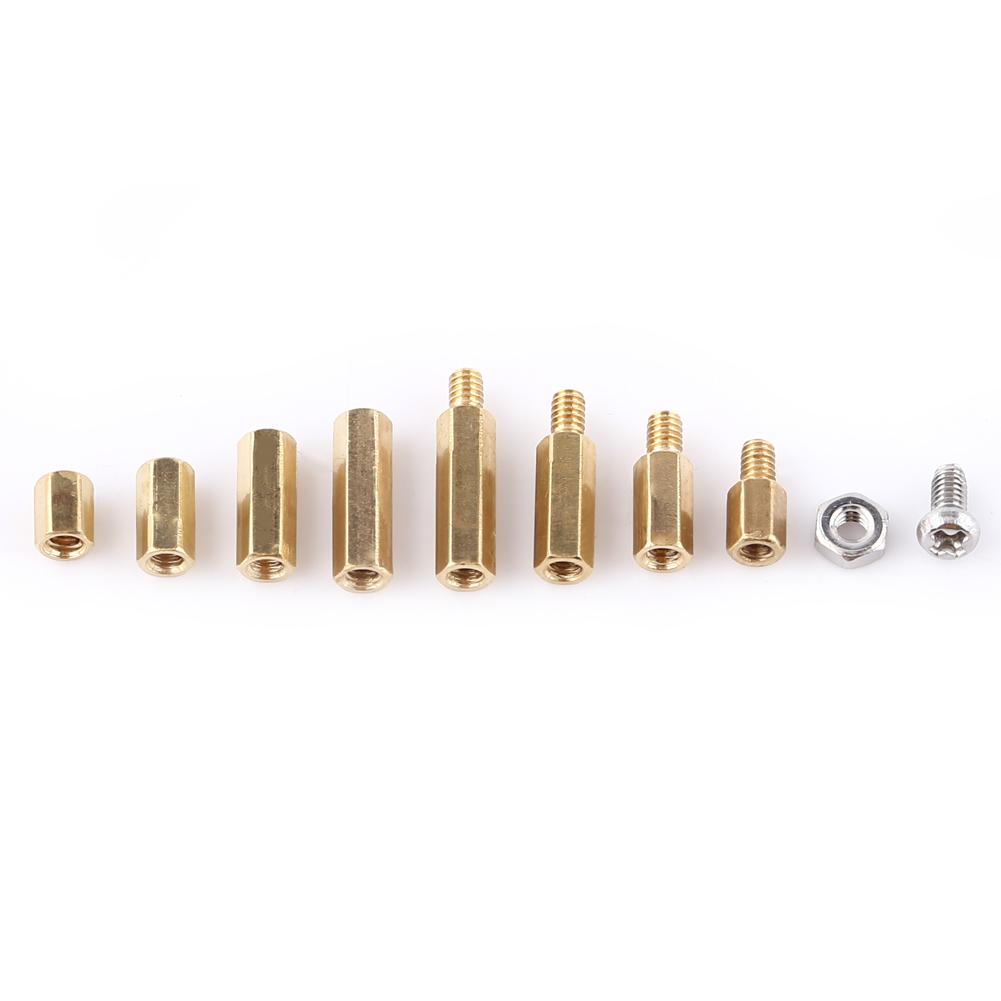 M2 Hex Column Male Female Standoff Screw Nuts Kit (Set C)