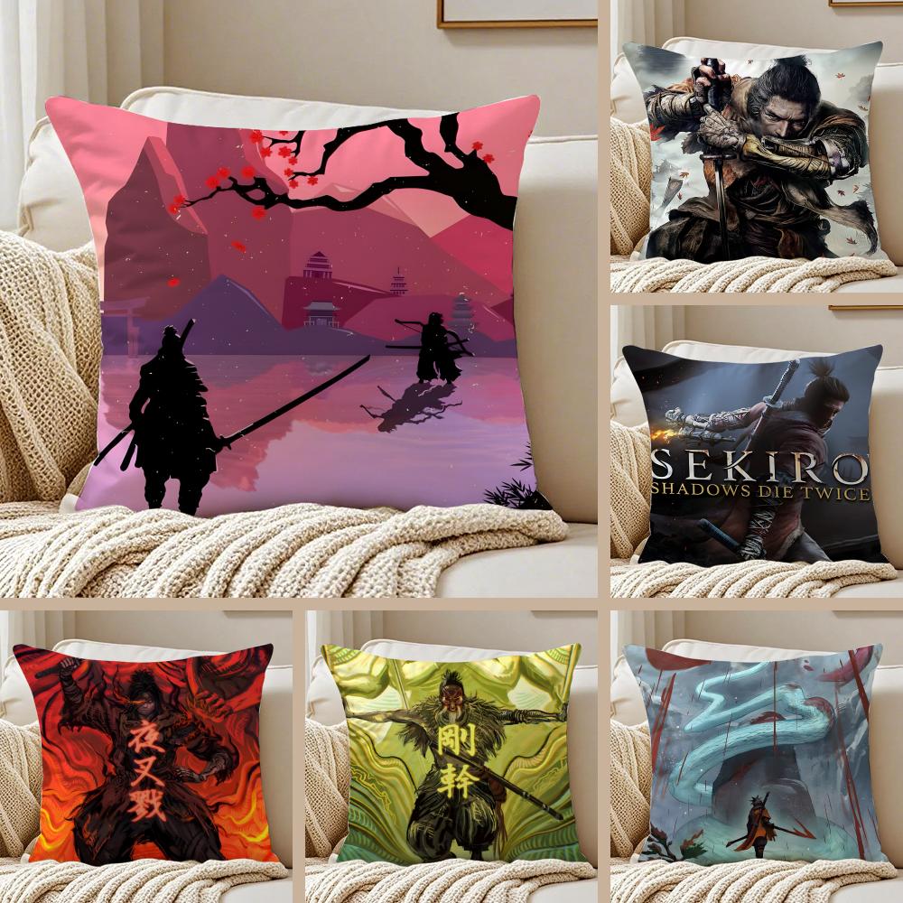 game SSekiro SShadows Die Twice Cushion Cover Pillowcase Antidustmite living Room Sofa Decor Cushion Room