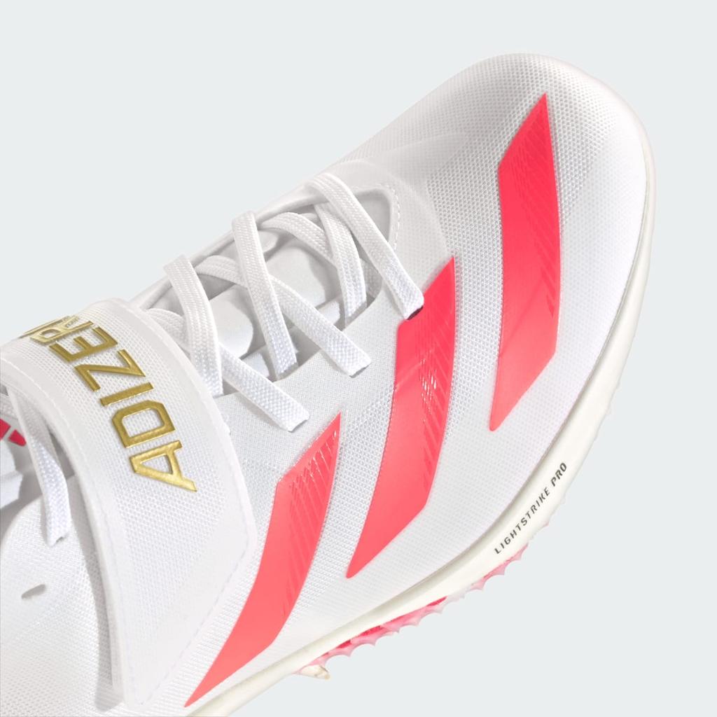adidas Adizero HJ KJ9544 Unisex Performance Sports Shoes Cloud White / Core Black / Gold Metallic