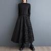 Cotton Plus Size High Waist Vintage Spring Autumn Casual Loose Long for Woman Skirts Womens Skirt