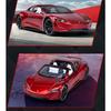1/24 Tesla Roadster Supercar Alloy Model Car Toy Diecasts Metal Casting Sound and Light Car Toys for Children Vehicle