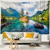 Natural Scenery Tapestry Wall Hanging Beautiful Bohemian Plant Printing Polyester Bedroom Wall Decoration Background Cloth